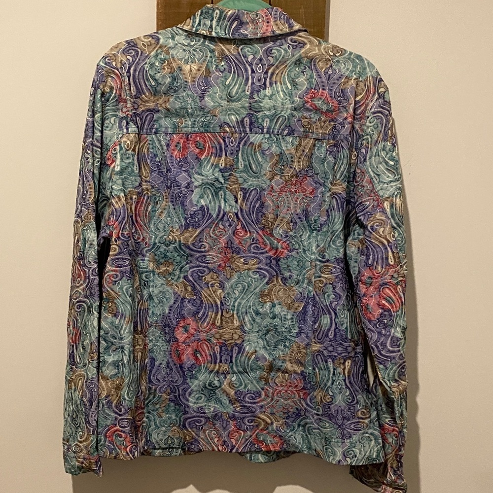 Appleseed's Multicolor Patterned Blazer - image 6